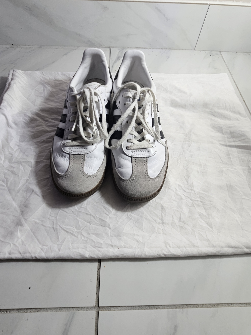 adidas Samba White and Black  Sneakers - Picture 2 of 4